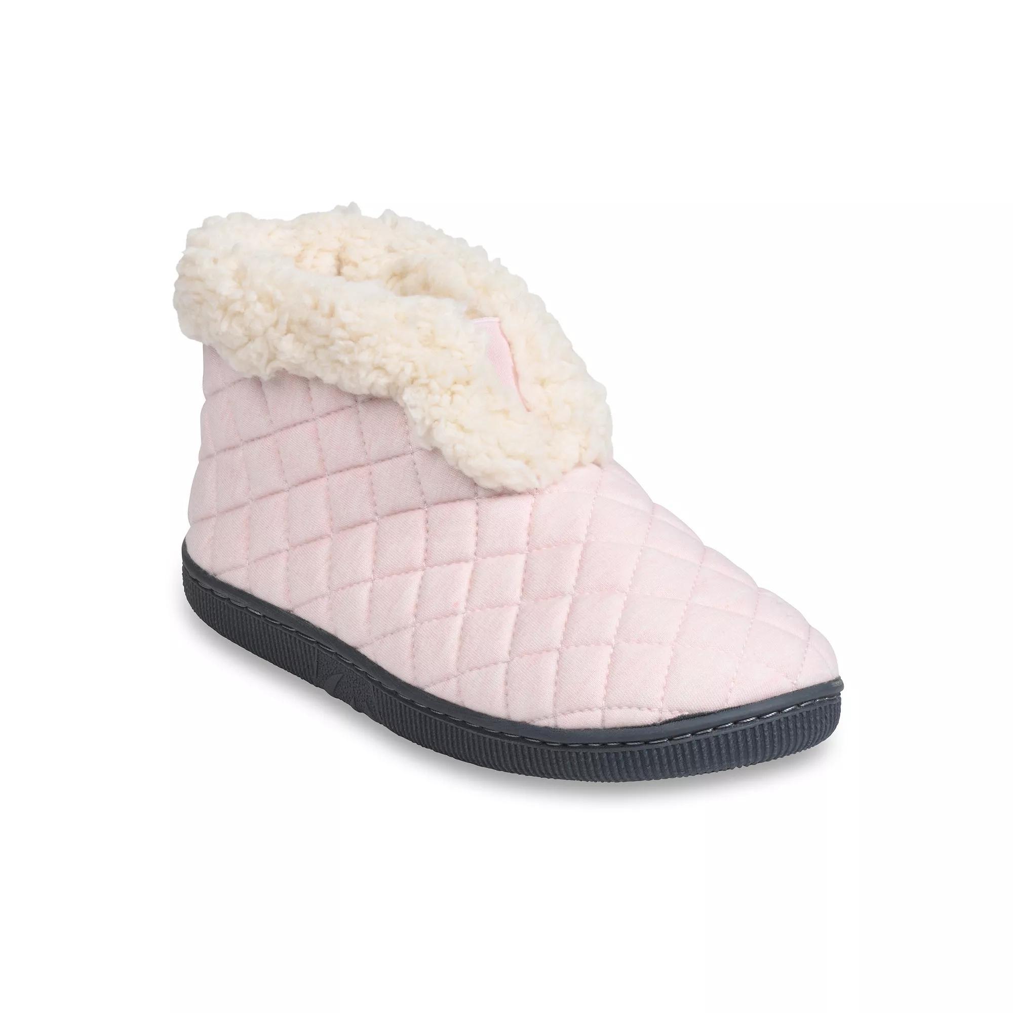 GaaHuu Quilted Jersey Women's Slippers, Size: Medium, Pink Product Image