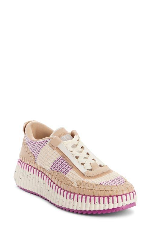Womens Nama Mixed Media Platform Sneakers Product Image