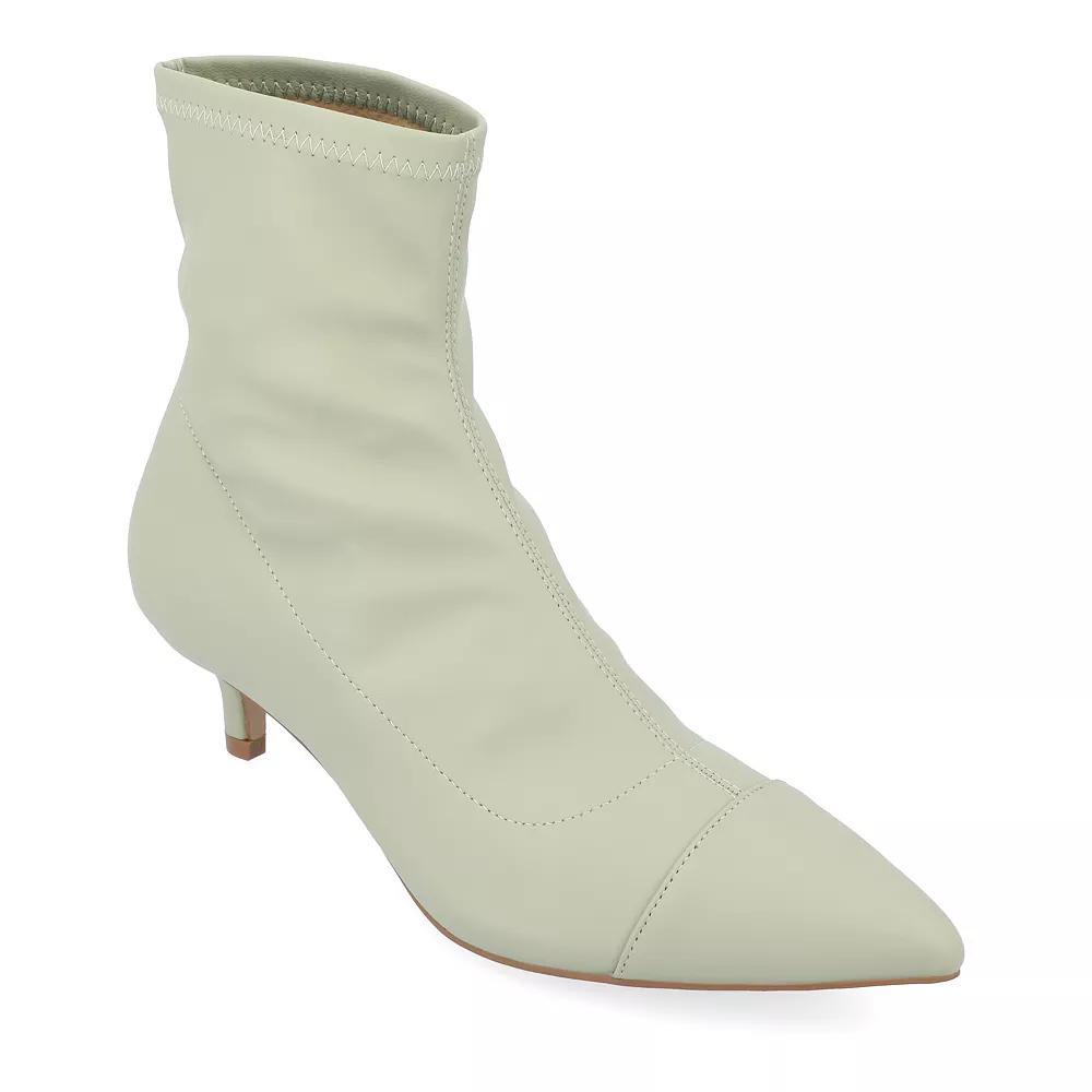 Journee Jadde Women's Tru Comfort Foam™ Ankle Boots, Size: 7, Green Product Image