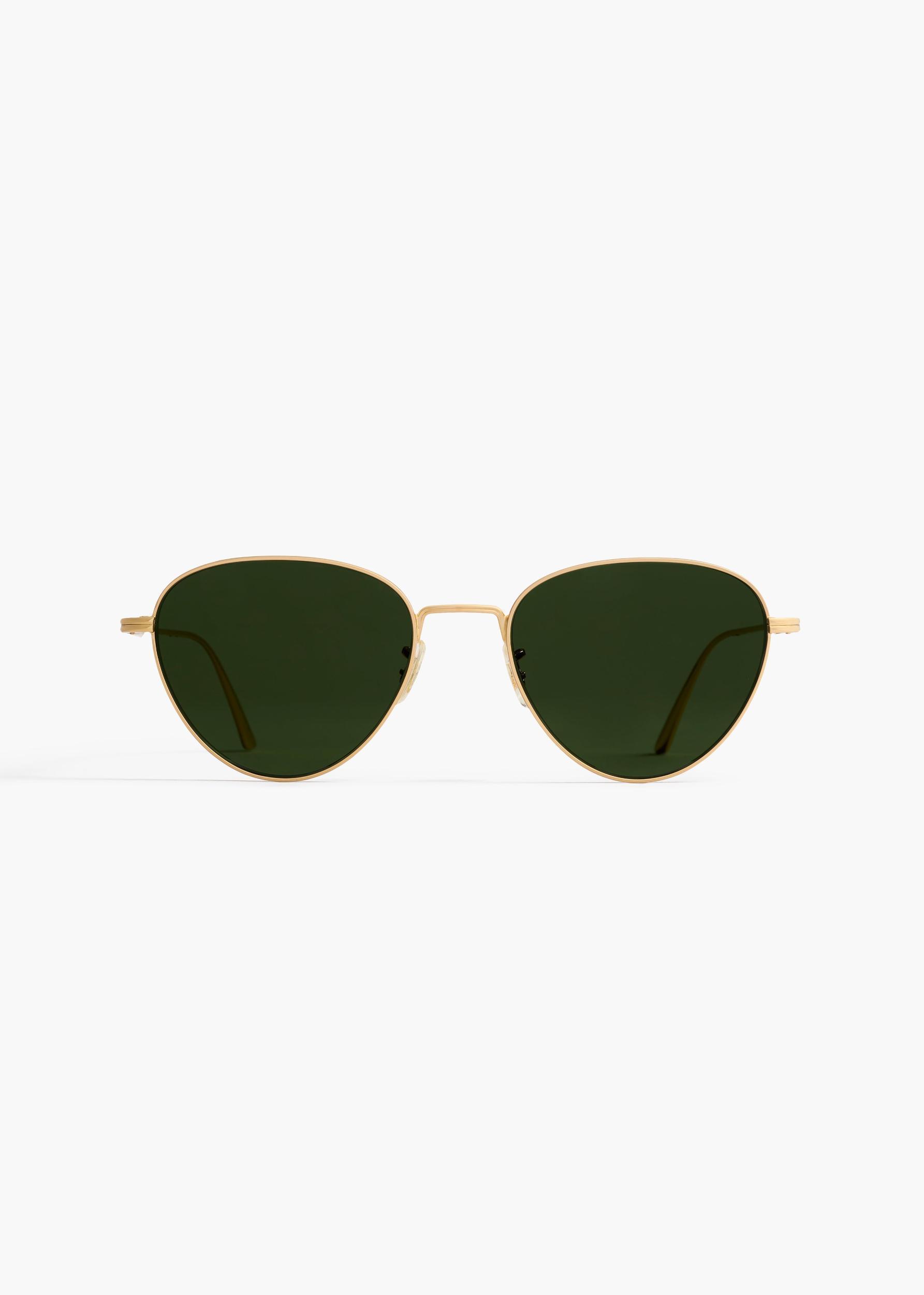 KHAITE x Oliver Peoples 1991C in Gold and Green Product Image