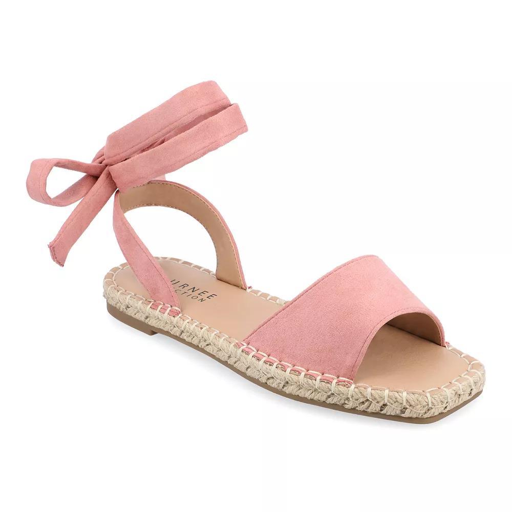 Journee Emelie Womens Espadrille Sandals Pink Product Image