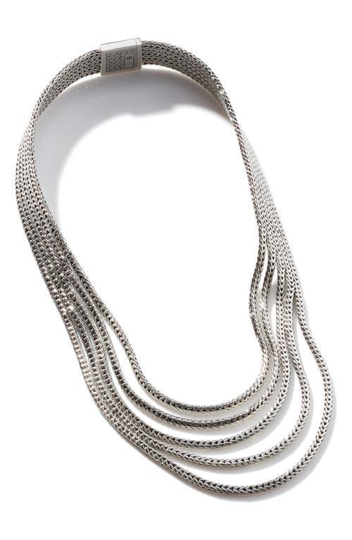 John Hardy Sterling Silver Classic Chain Multi-Row Necklace, 18 Product Image