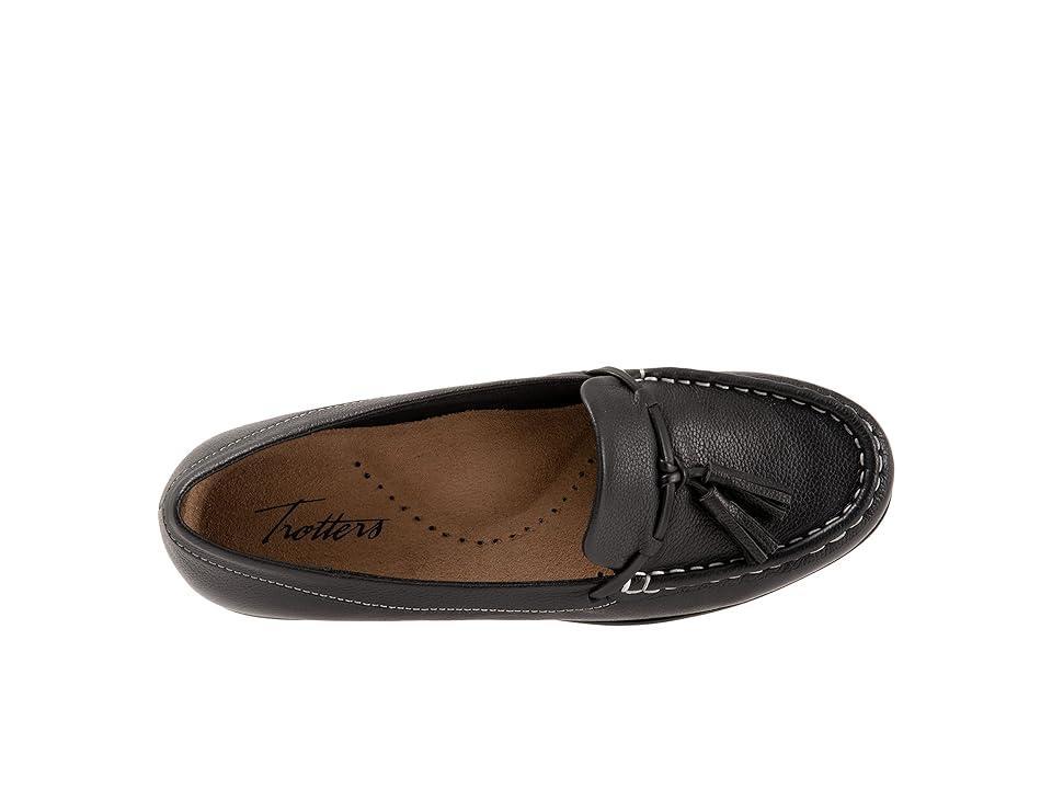 Trotters Womens Dawson Leather Tassel Loafers Product Image