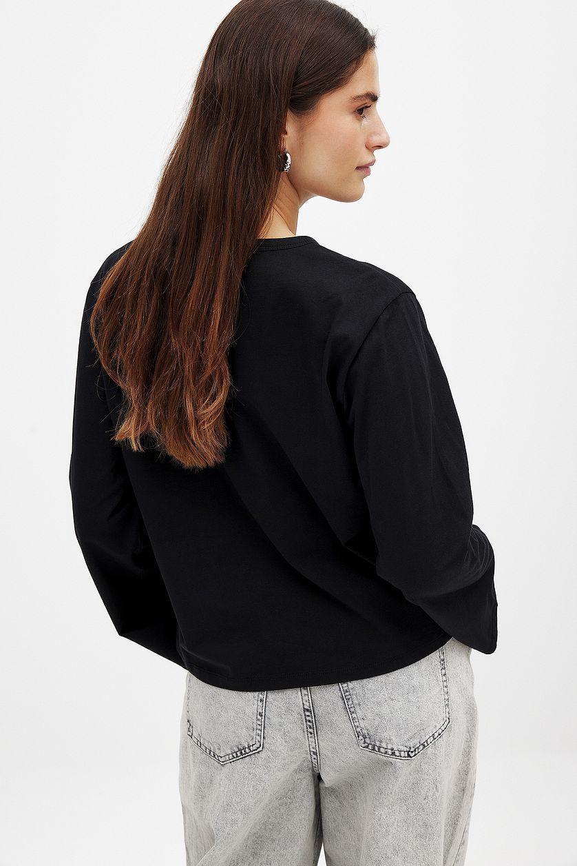 Button Long Sleeve Top Product Image