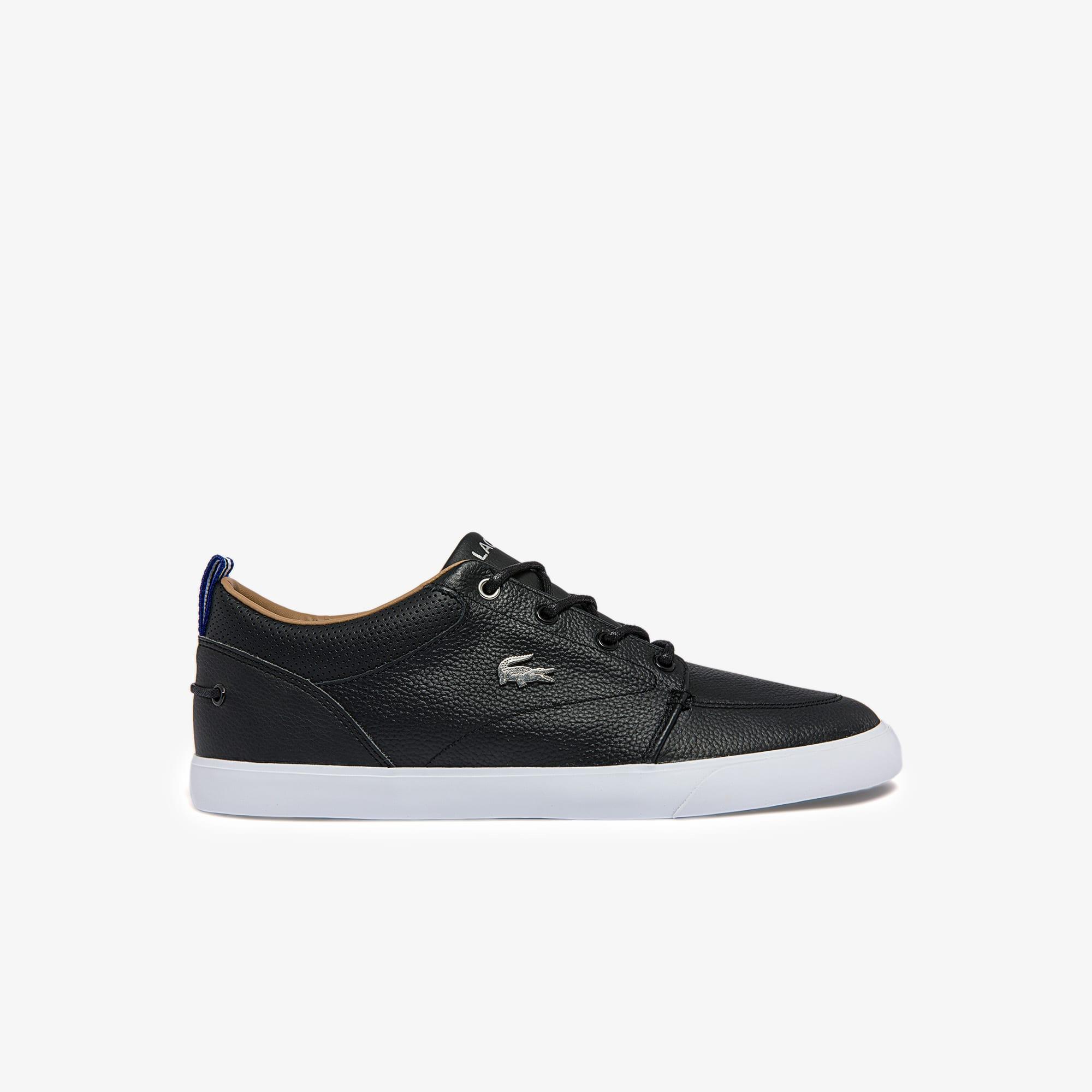 Men's Bayliss Leather Perforated Collar Sneakers Product Image