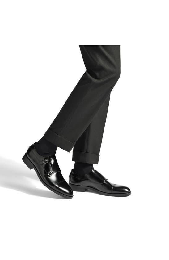 KURT GEIGER Harris Logo-embellished Leather Monk-strap Shoes In Blk/other Product Image