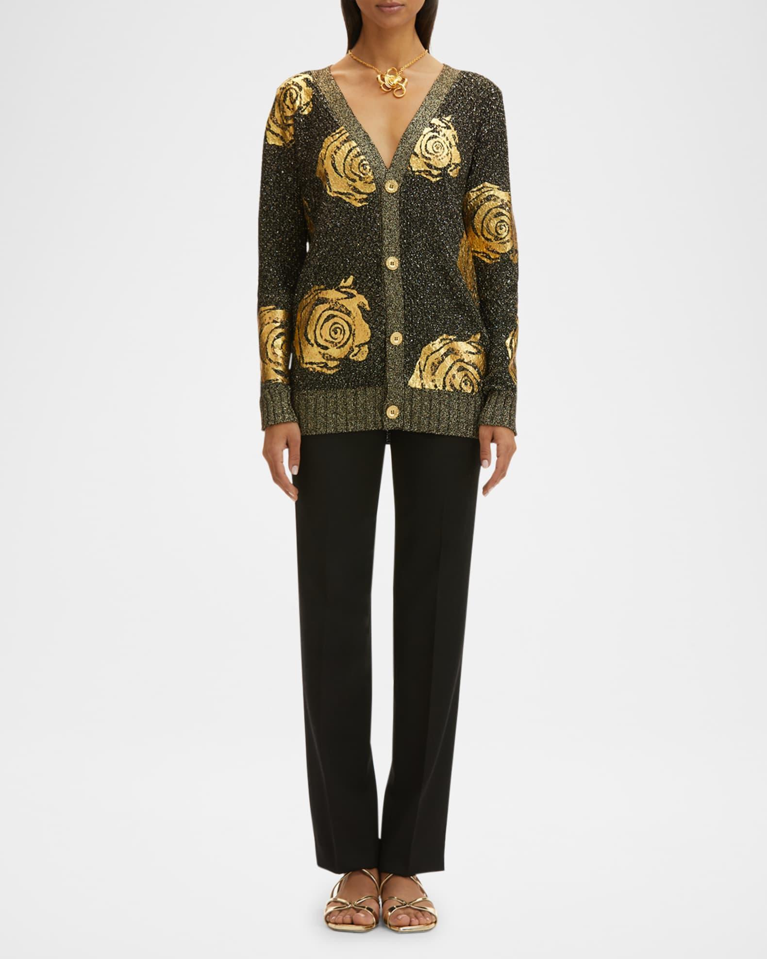Foiled Rose Cardigan Product Image