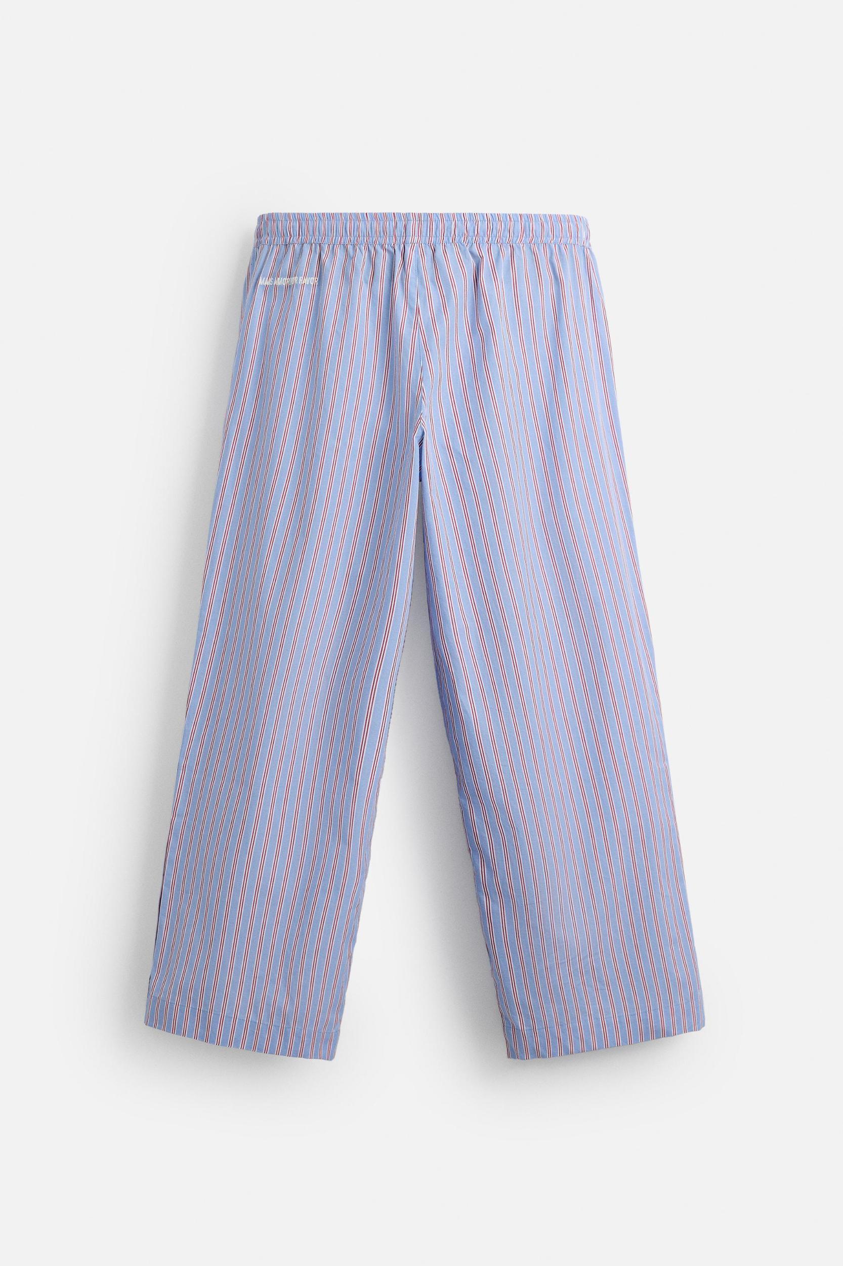 LIMITED EDITION STRIPED POPLIN PANTS Product Image