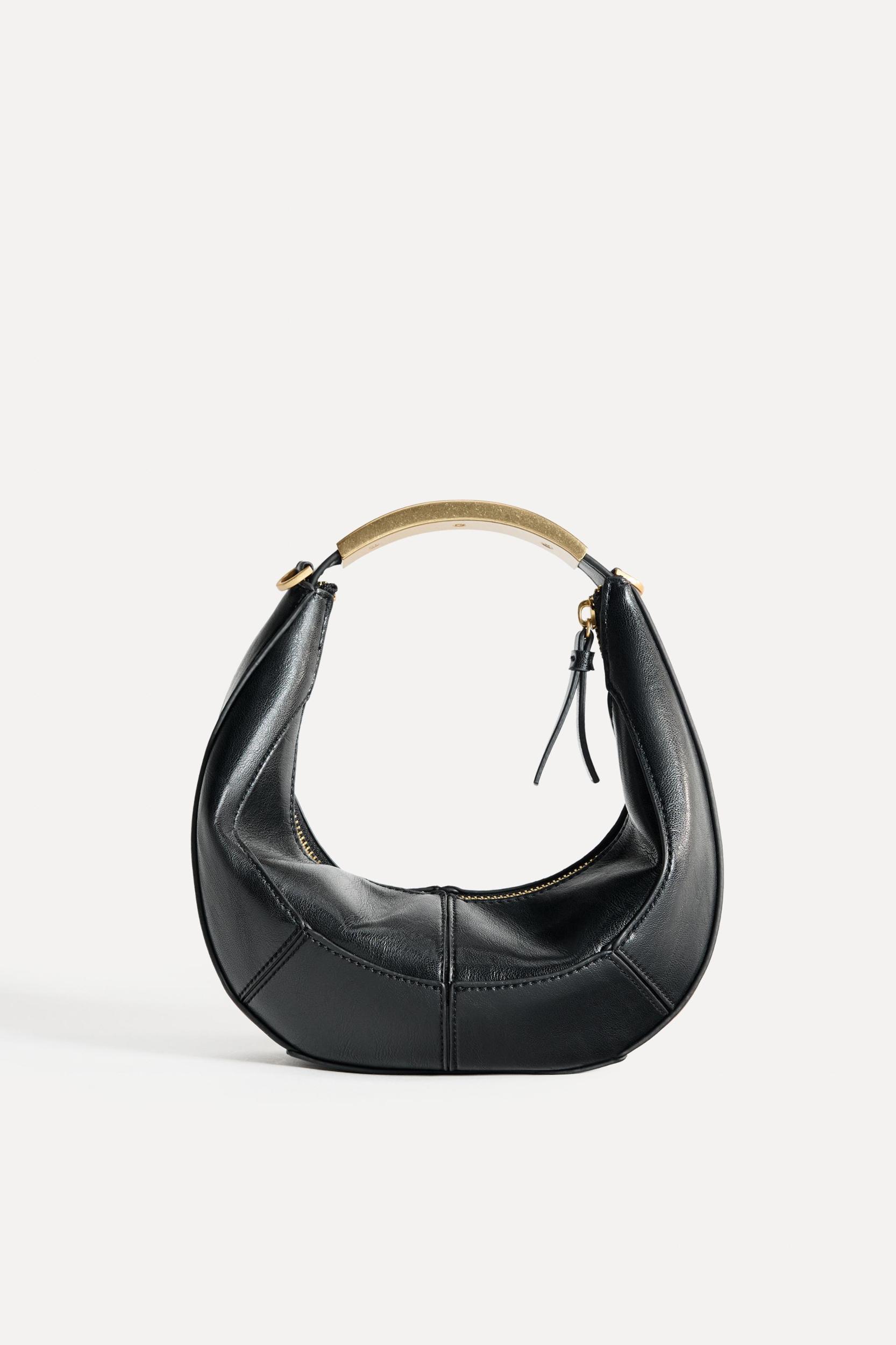 OVAL BAG WITH METAL HANDLE Product Image