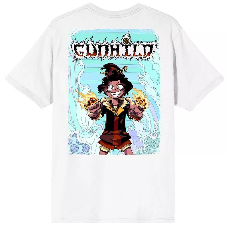 Men's Gunhild Fire Hands Graphic Tee, Size: XXL, White Product Image