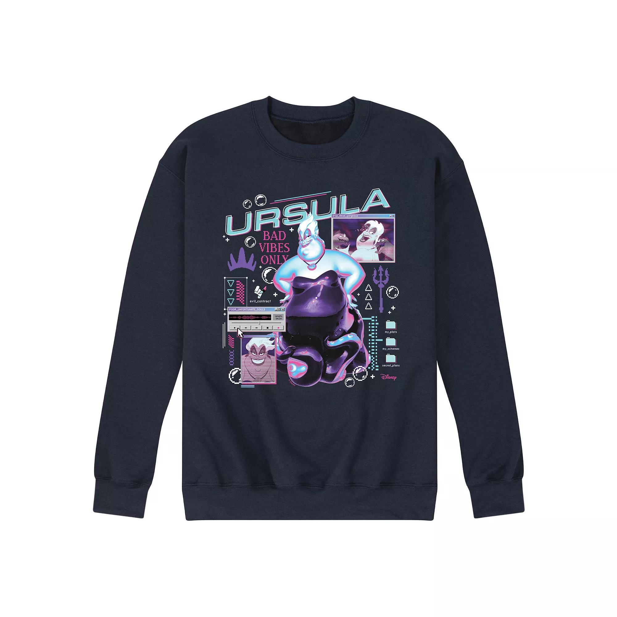 Disney Villains The Little Mermaid Ursula Mens Computer Fleece Sweatshirt Product Image