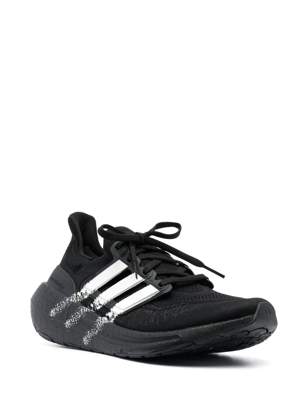 striped lace-up sneakers Product Image