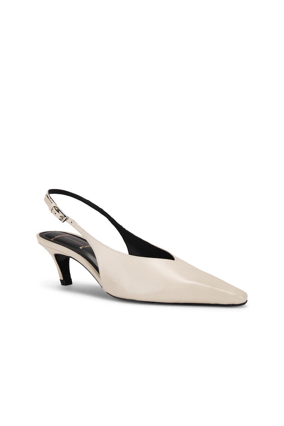 Lou 50 Slingback BLACK SUEDE STUDIO Product Image