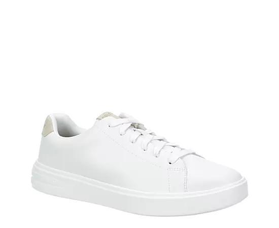 Cole Haan Grand+ Court Men's Leather Sneakers, Size: 11.5 Medium, Optic White White Product Image