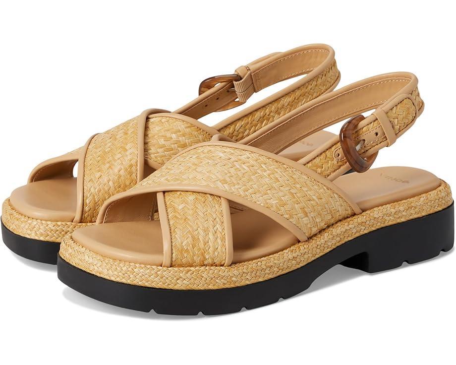 Lulu Cross-Back Strap Sandals - Leather Product Image