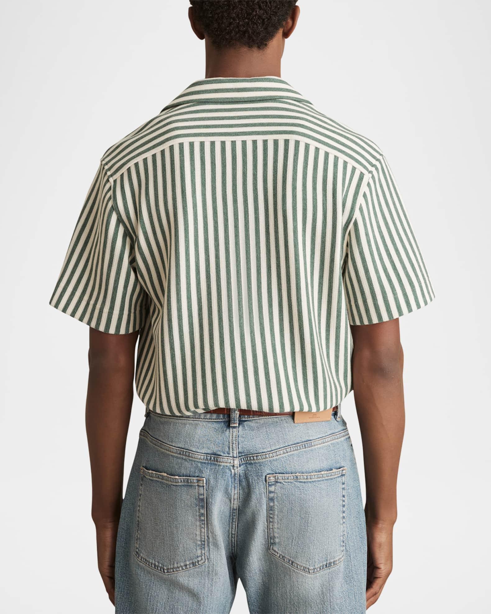 Men's Trig Textured Stripe Shirt Product Image