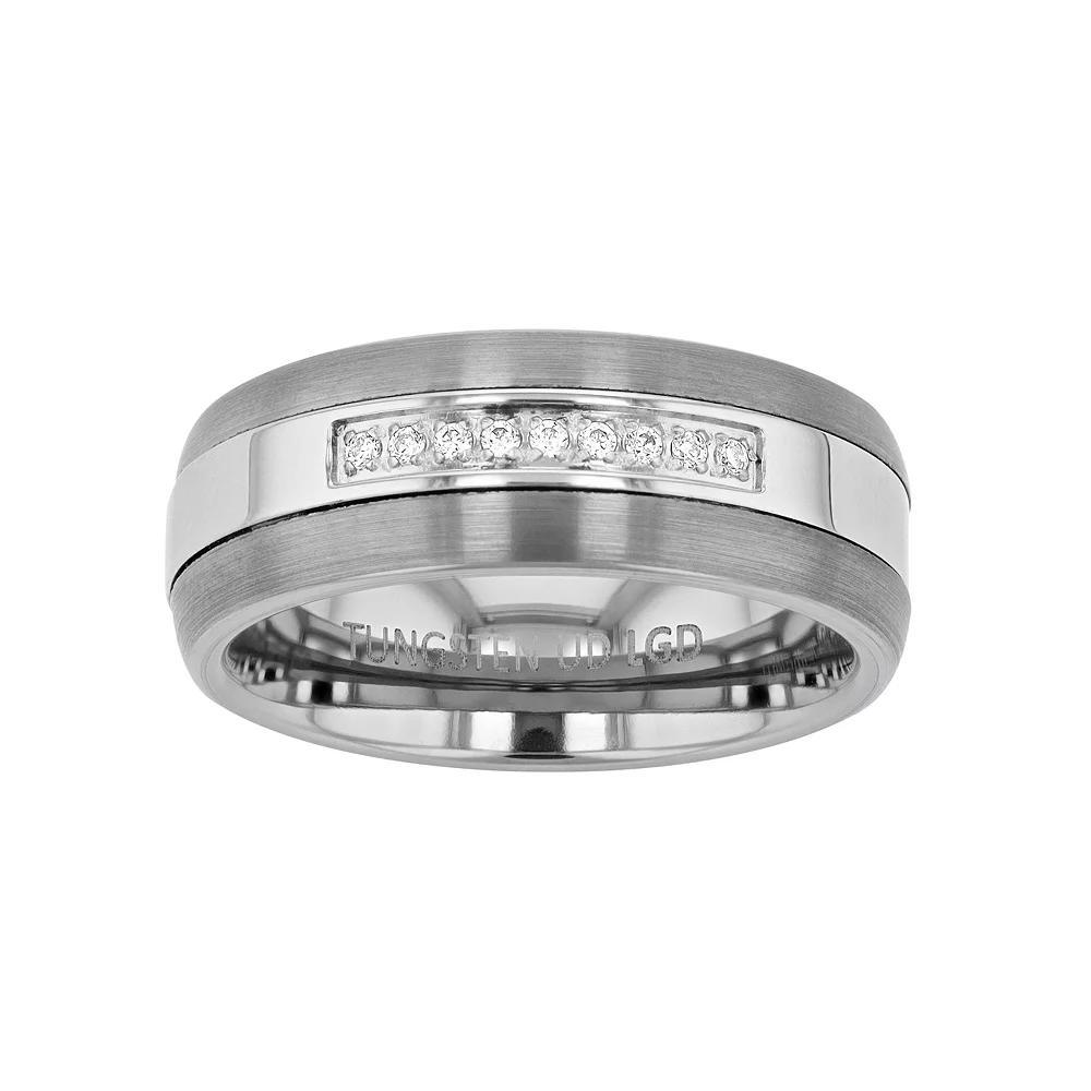 Diamond Brilliance Men's 1/10 Carat T.W. Lab-Created Diamond Band Ring, White Product Image