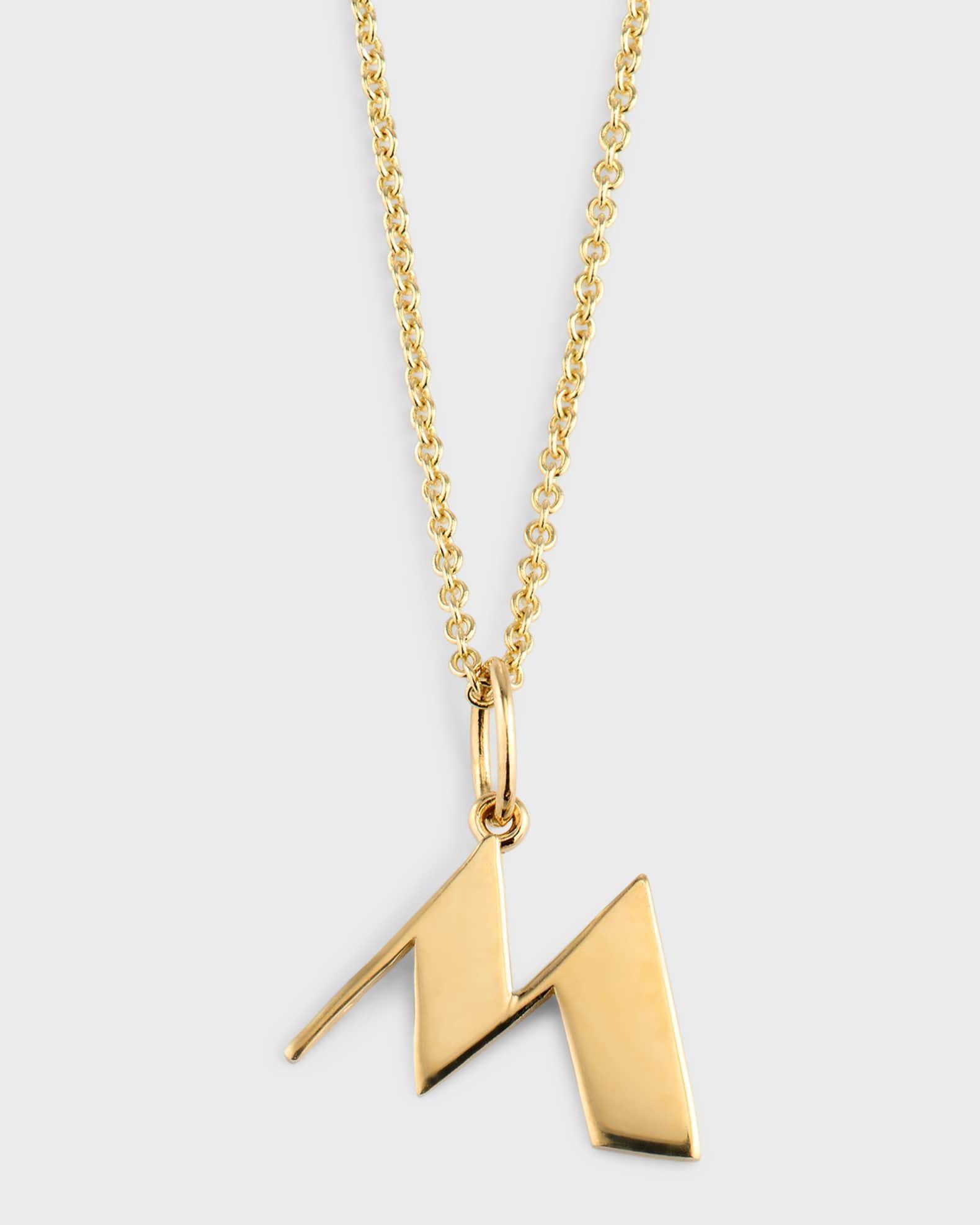 14k Diamond Pave Initial Necklace Product Image