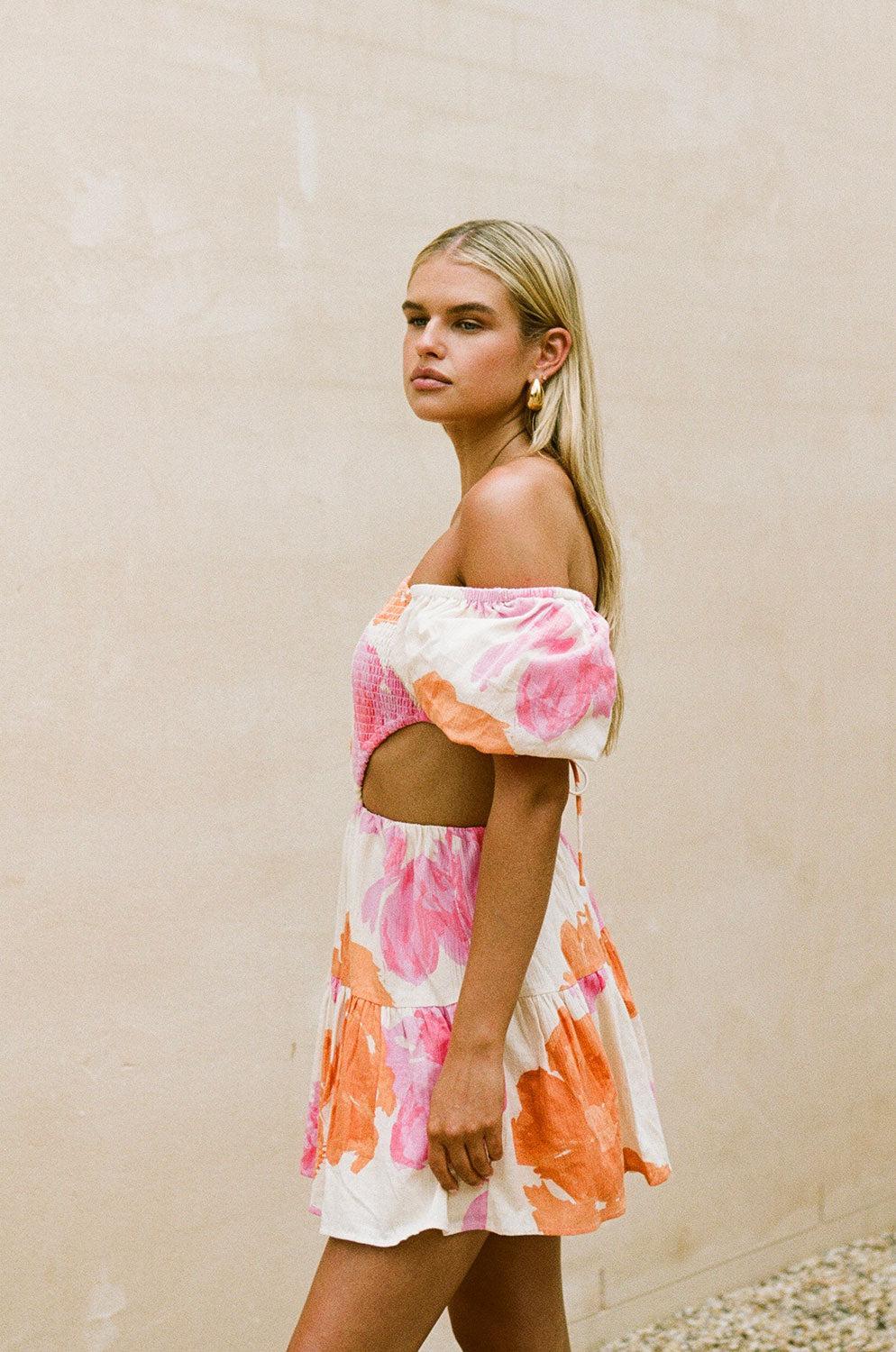 Raffy Dress - Solstice Pink Product Image