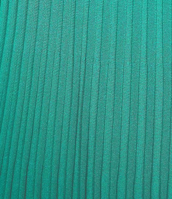 Ming Wang Plus Ribbed A-Line Midi Skirt Product Image