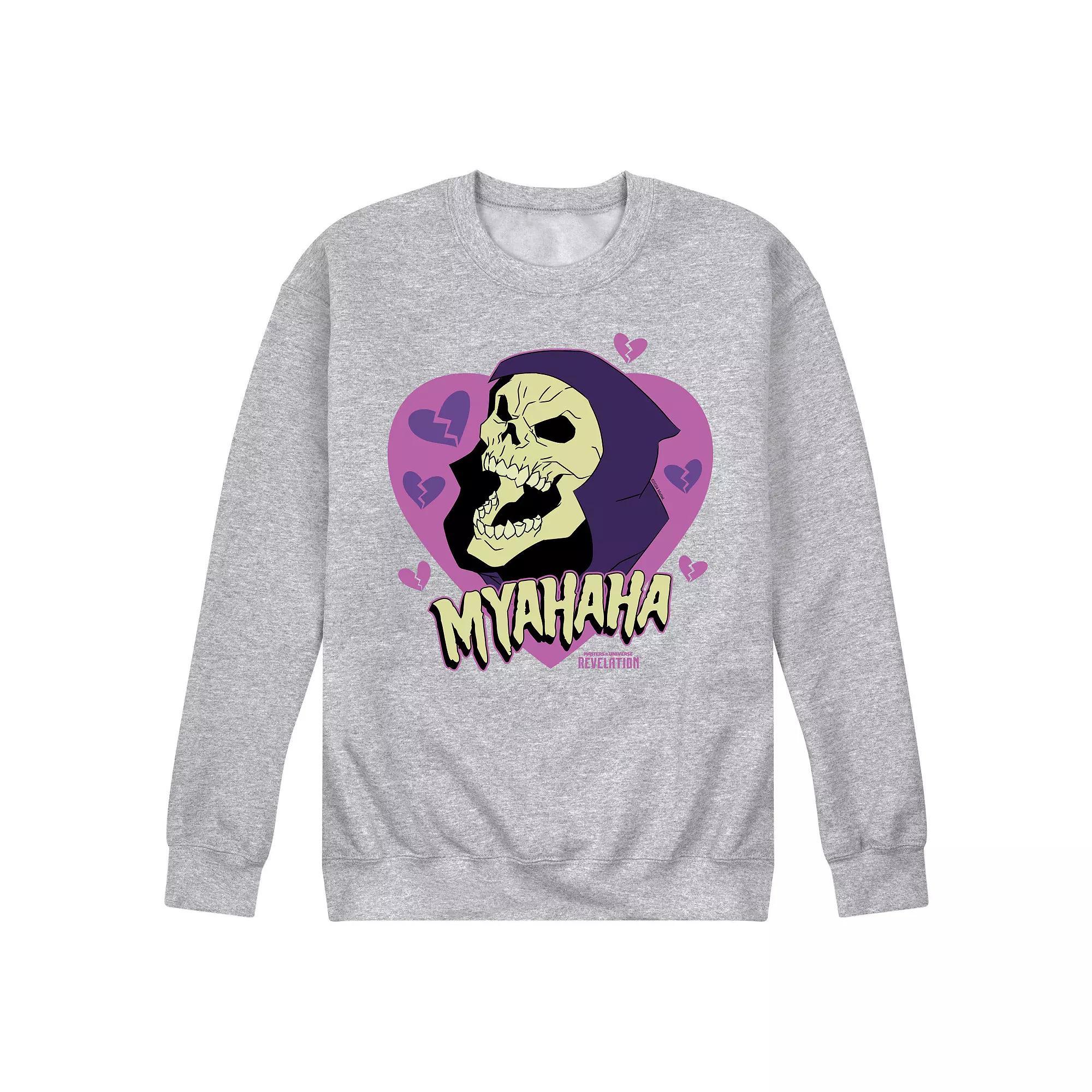 Mens Masters Of The Universe Skeletor Fleece Sweatshirt Grey Gray Product Image