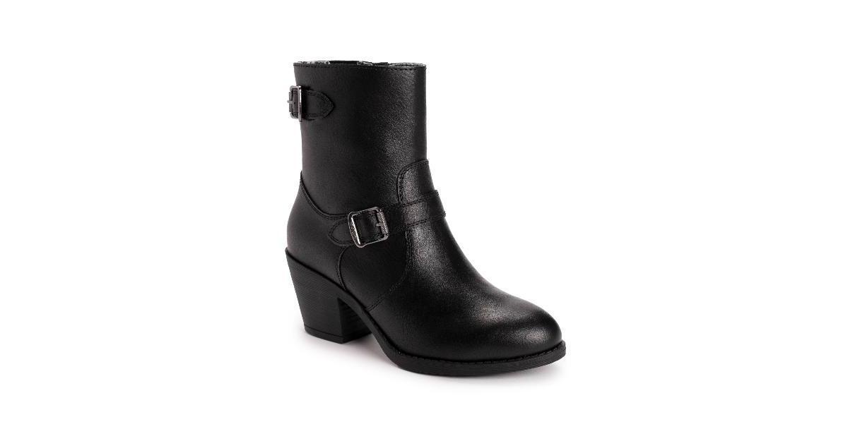 MUK LUKS Yellowstone Yeats Women's Ankle Boots, Size: 10, Black Product Image