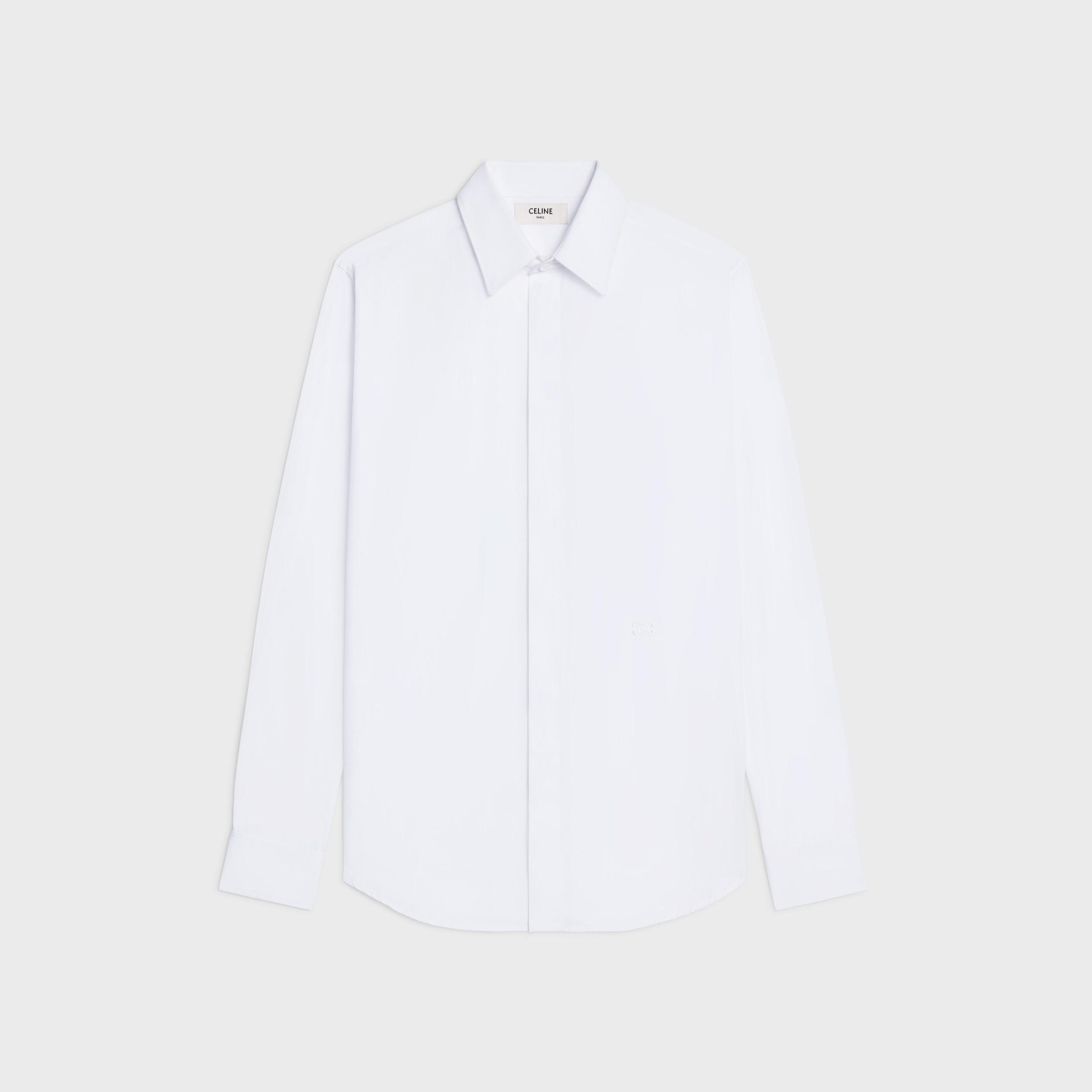 loose shirt in cotton poplin Product Image