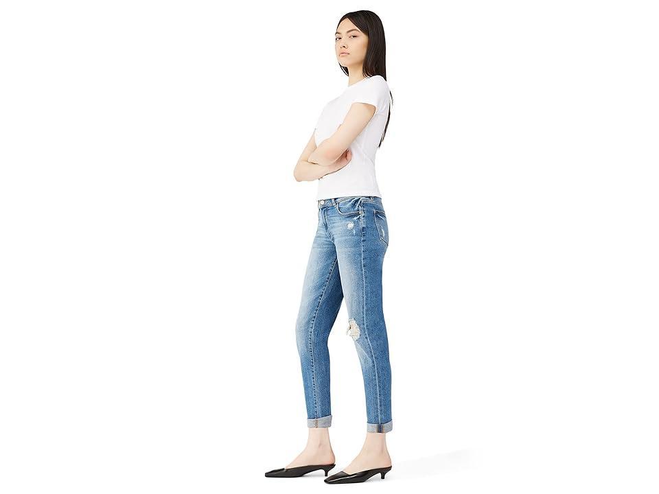 DL1961 Riley Boyfriend in Oasis Distressed (Oasis Distressed) Women's Jeans Product Image