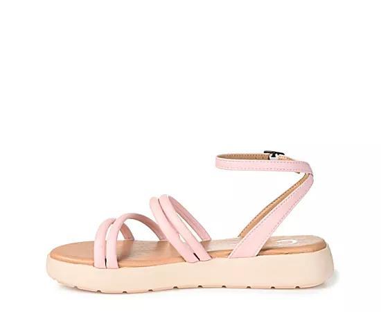Journee Palomma Tru Comfort Foam™ Women's Strappy Sandals, Size: 7.5, Purple Product Image