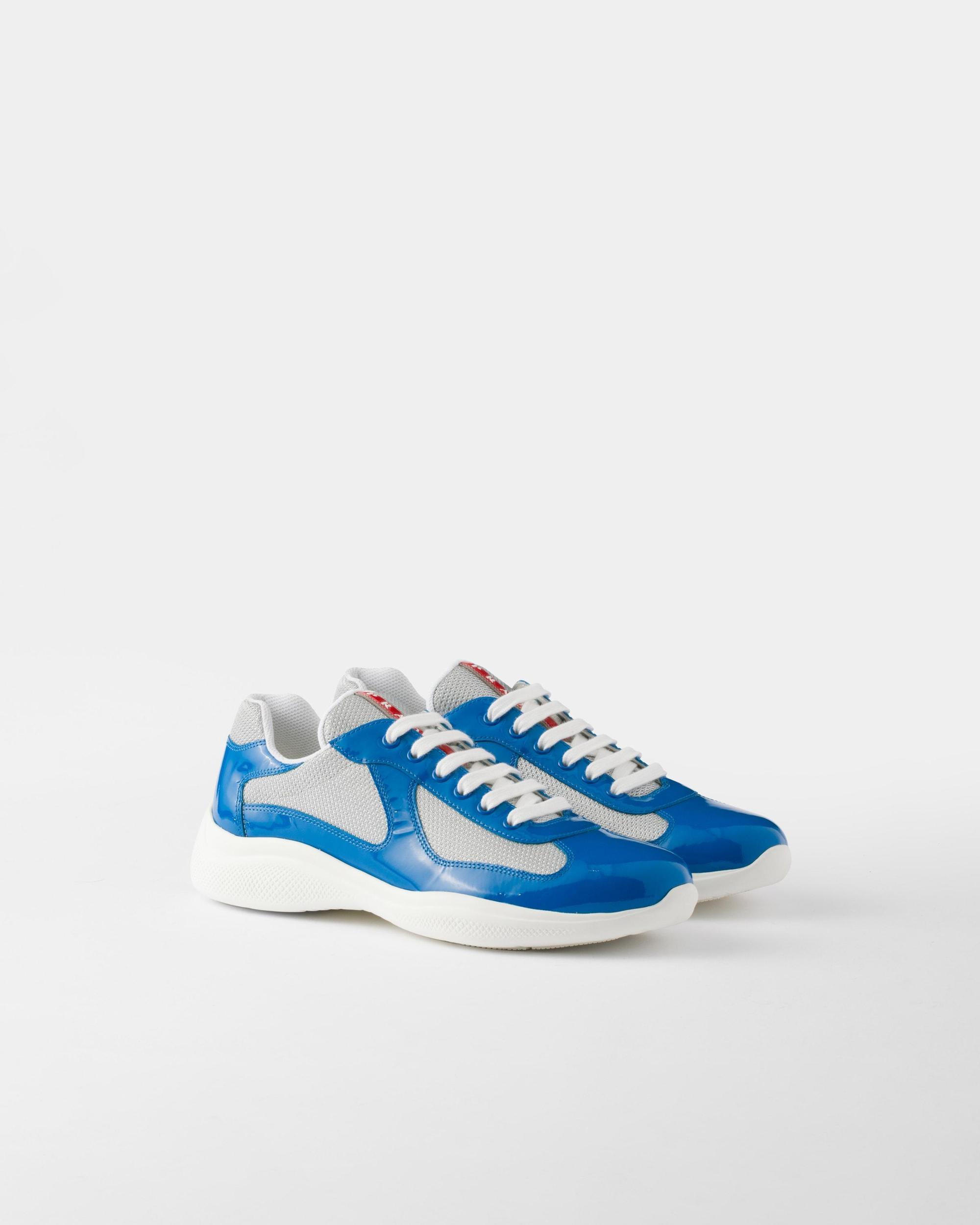 Patent leather and technical fabric Prada America's Cup sneakers Product Image