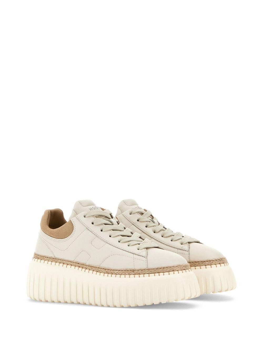 H-Stripes leather sneakers Product Image
