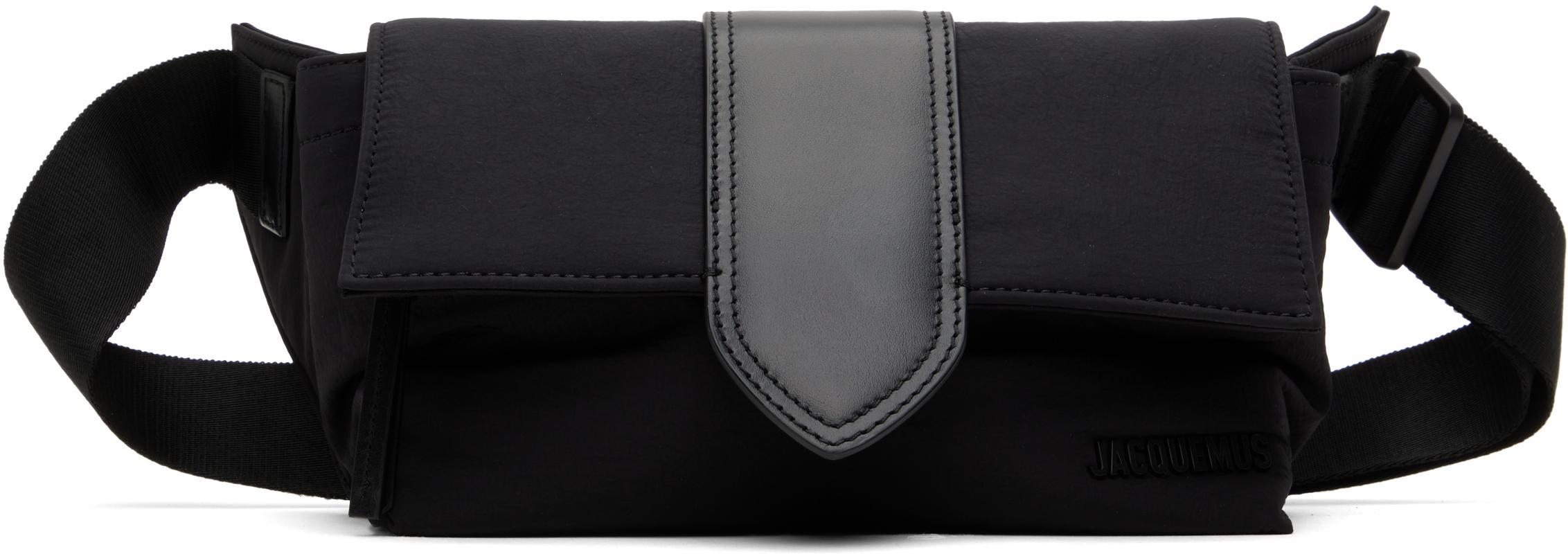 JACQUEMUS Black La Casa 'the Bambino Bum Bag' Pouch Product Image