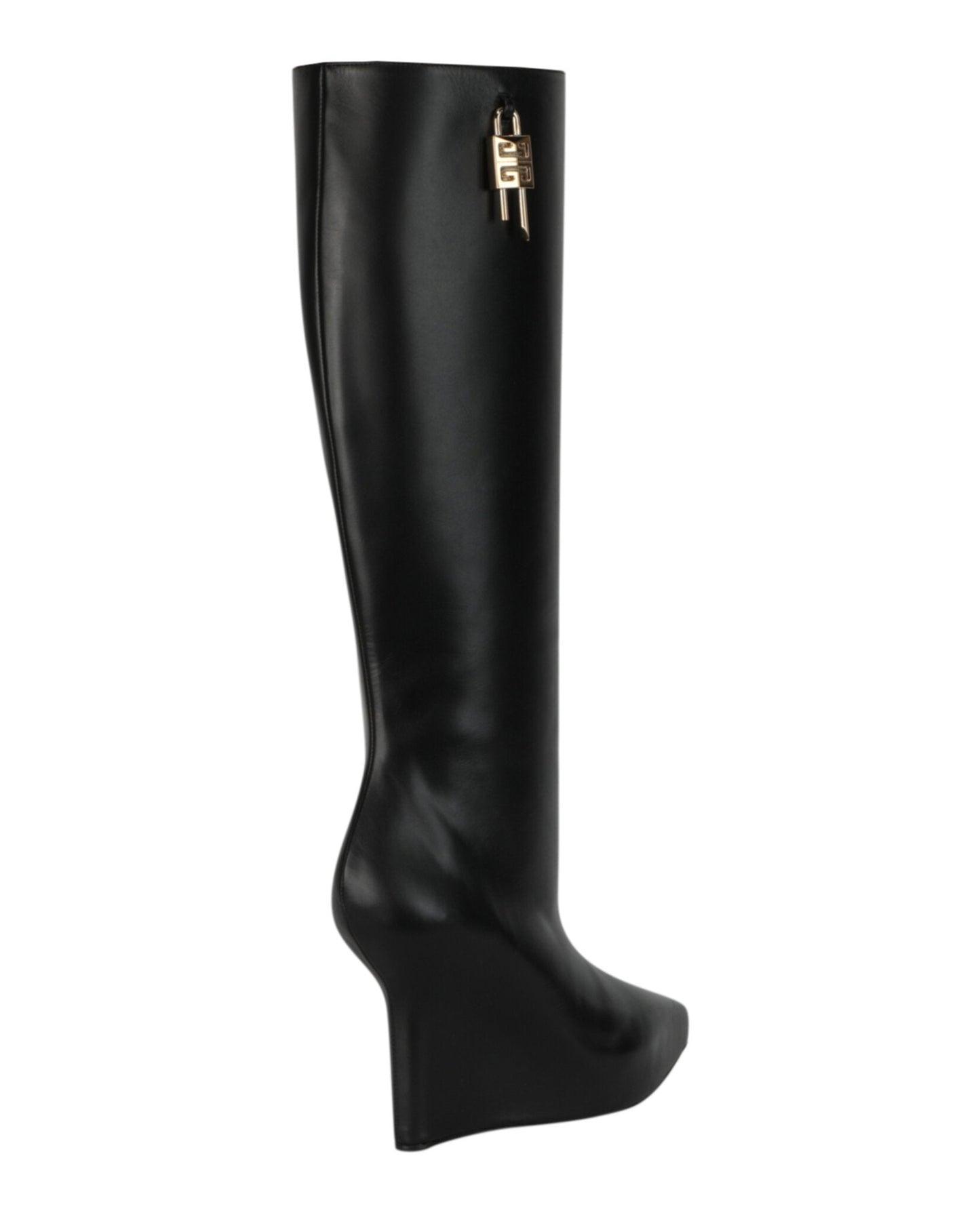 Givenchy G-Lock Knee-High Wedge Boots Product Image