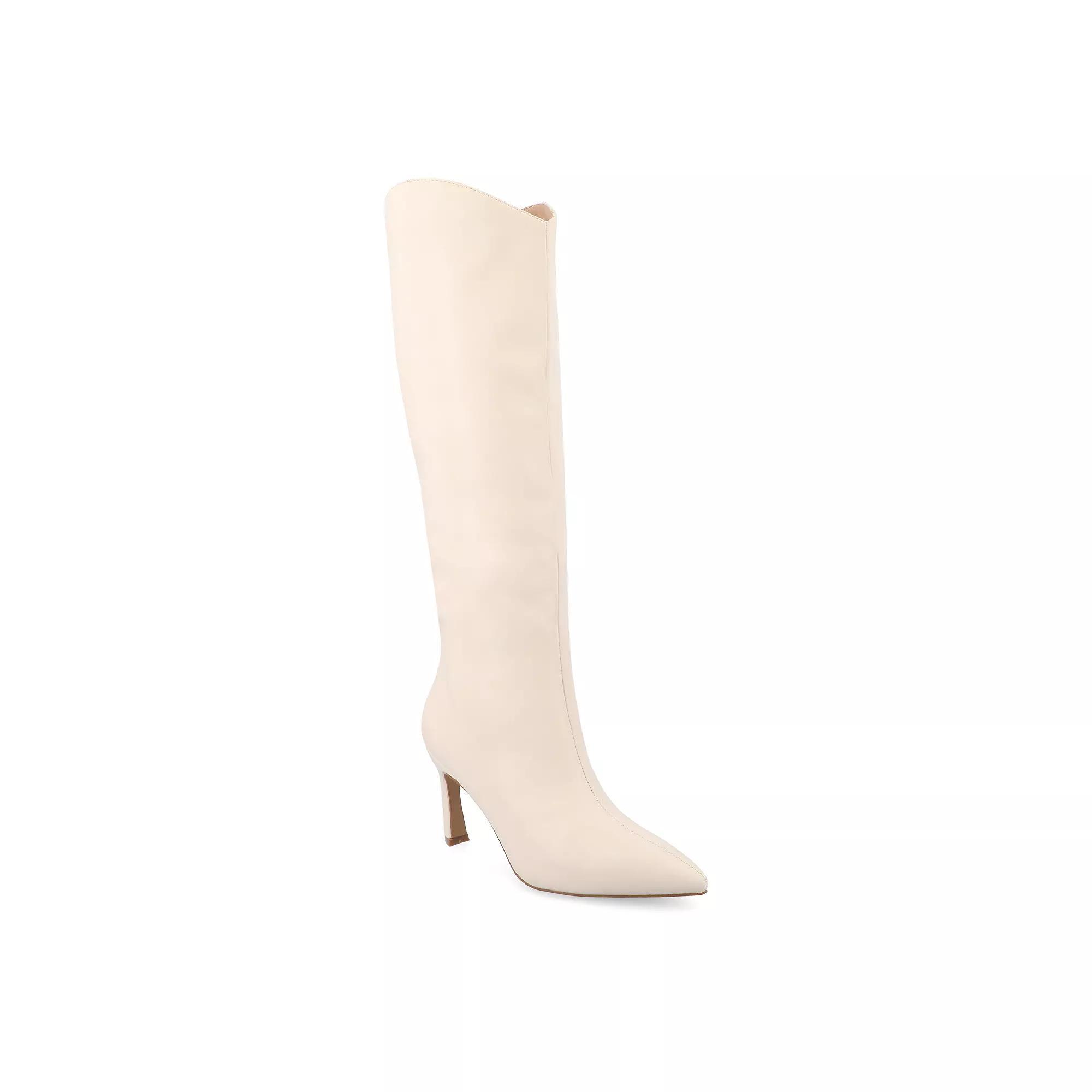 Journee Tru Comfort Foam™ Rehela Women's Knee-High Boots, Size: 11 W Wc, Ivory Product Image