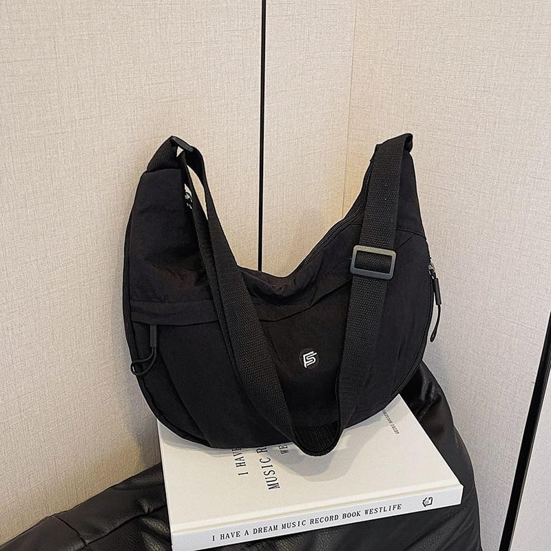 Letter Embroidered Crossbody Bag Product Image