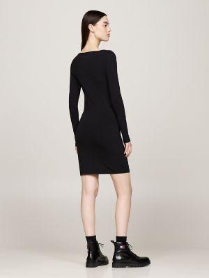Tommy Jeans Logo Scoop Neck Dress Product Image