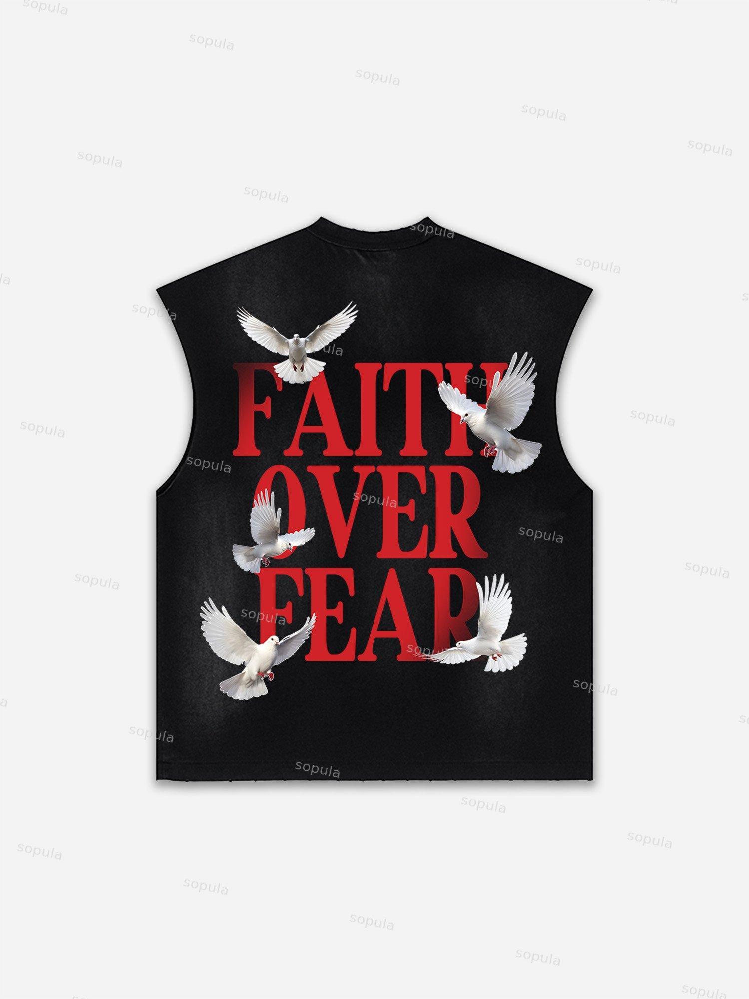 Future World Brainstorming Graphic Print Distressed Tank Top Product Image