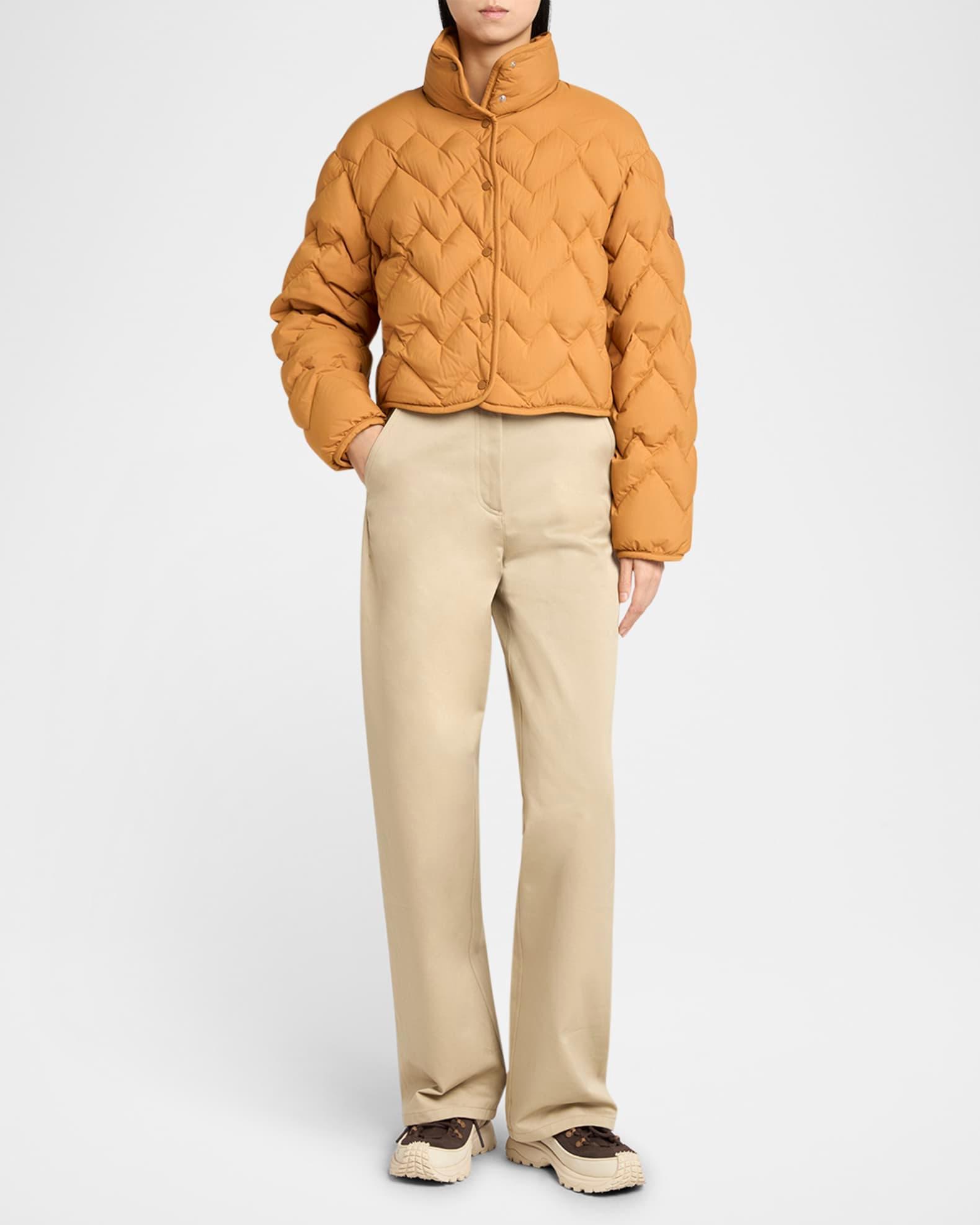 Senevee Chevron-Quilted Short Down Jacket Product Image