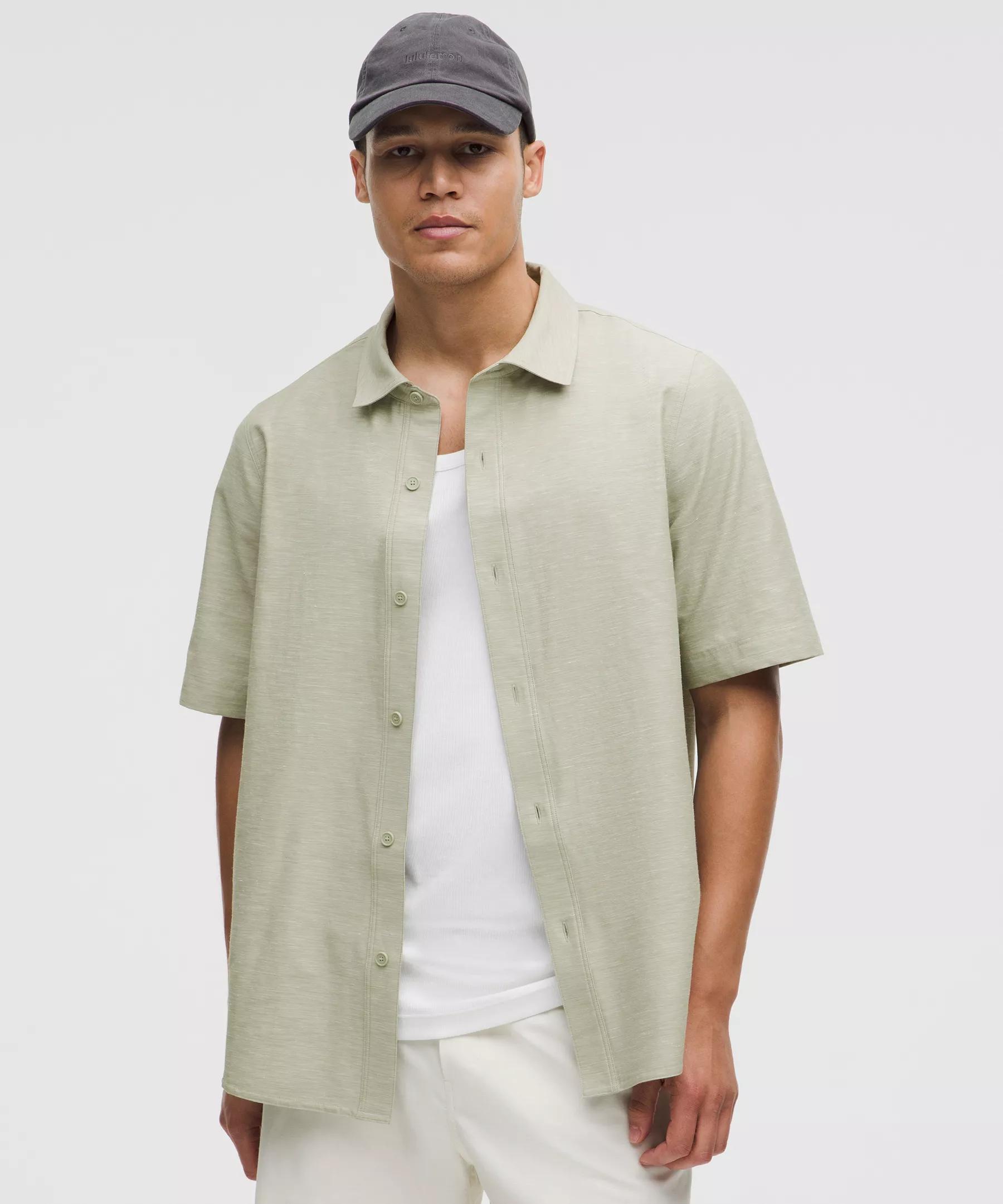 LuluLinen Short-Sleeve Shirt Product Image