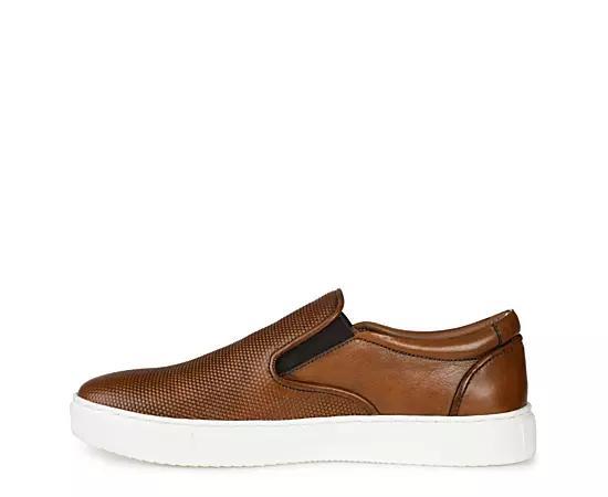 Thomas & Vine Conley Mens Leather Slip-On Sneakers Product Image
