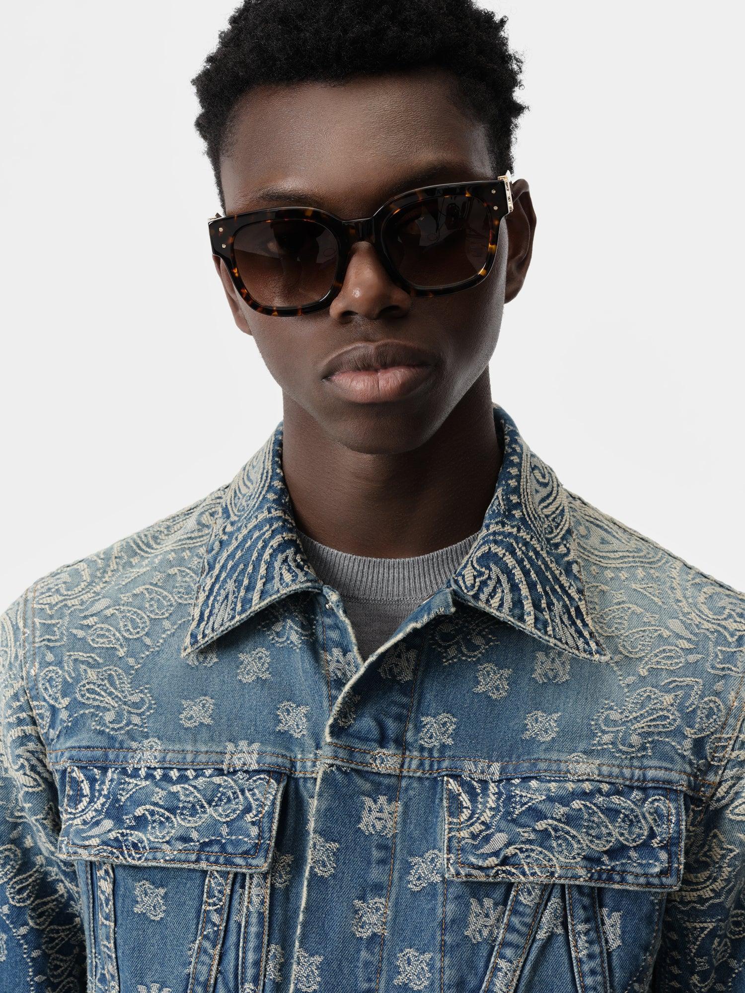 BANDANA JACQUARD MA TRUCKER JACKET - Dark Indigo Male Product Image