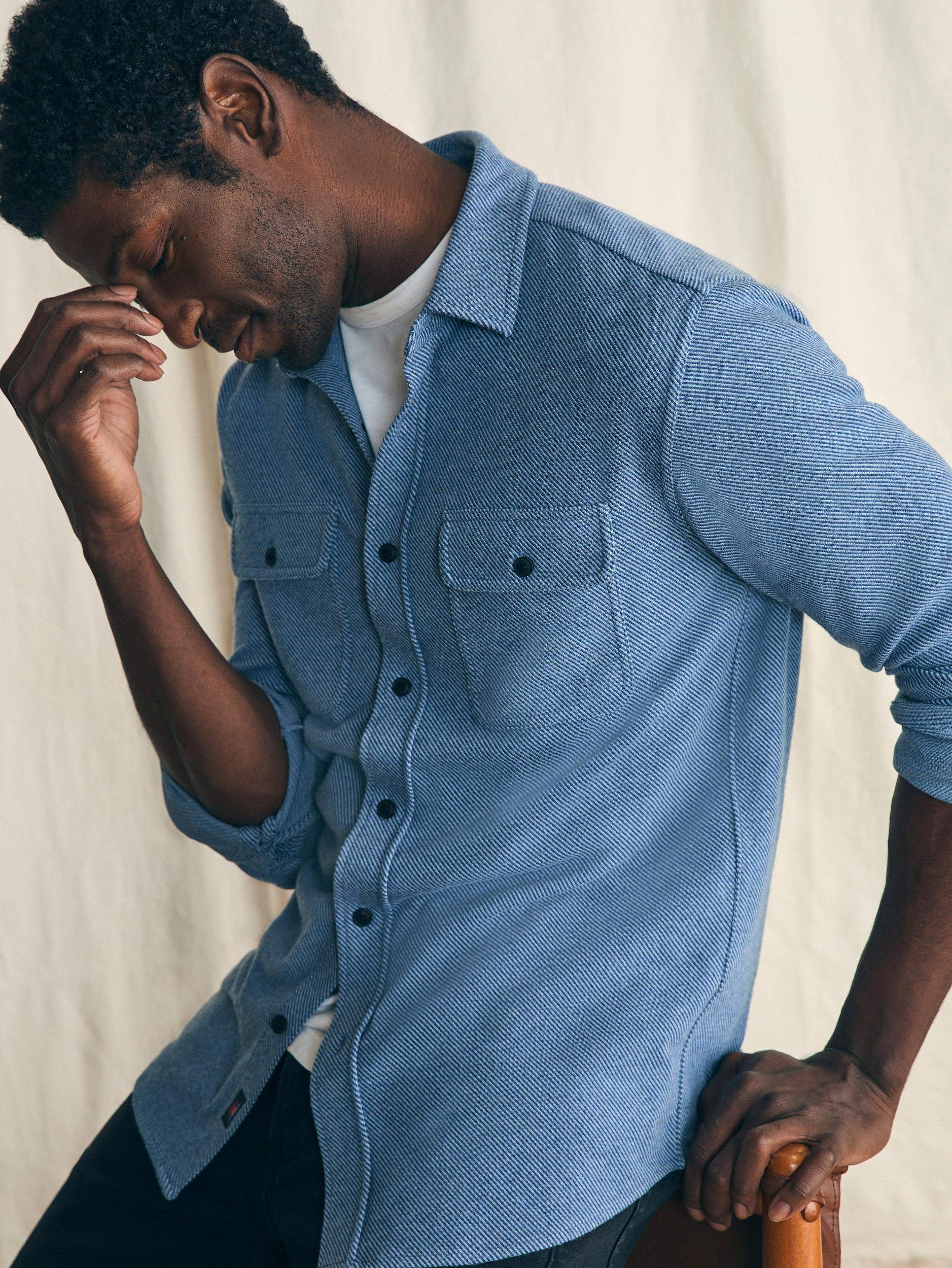 Legend™ Sweater Shirt (Tall) - Glacier Blue Twill Male Product Image