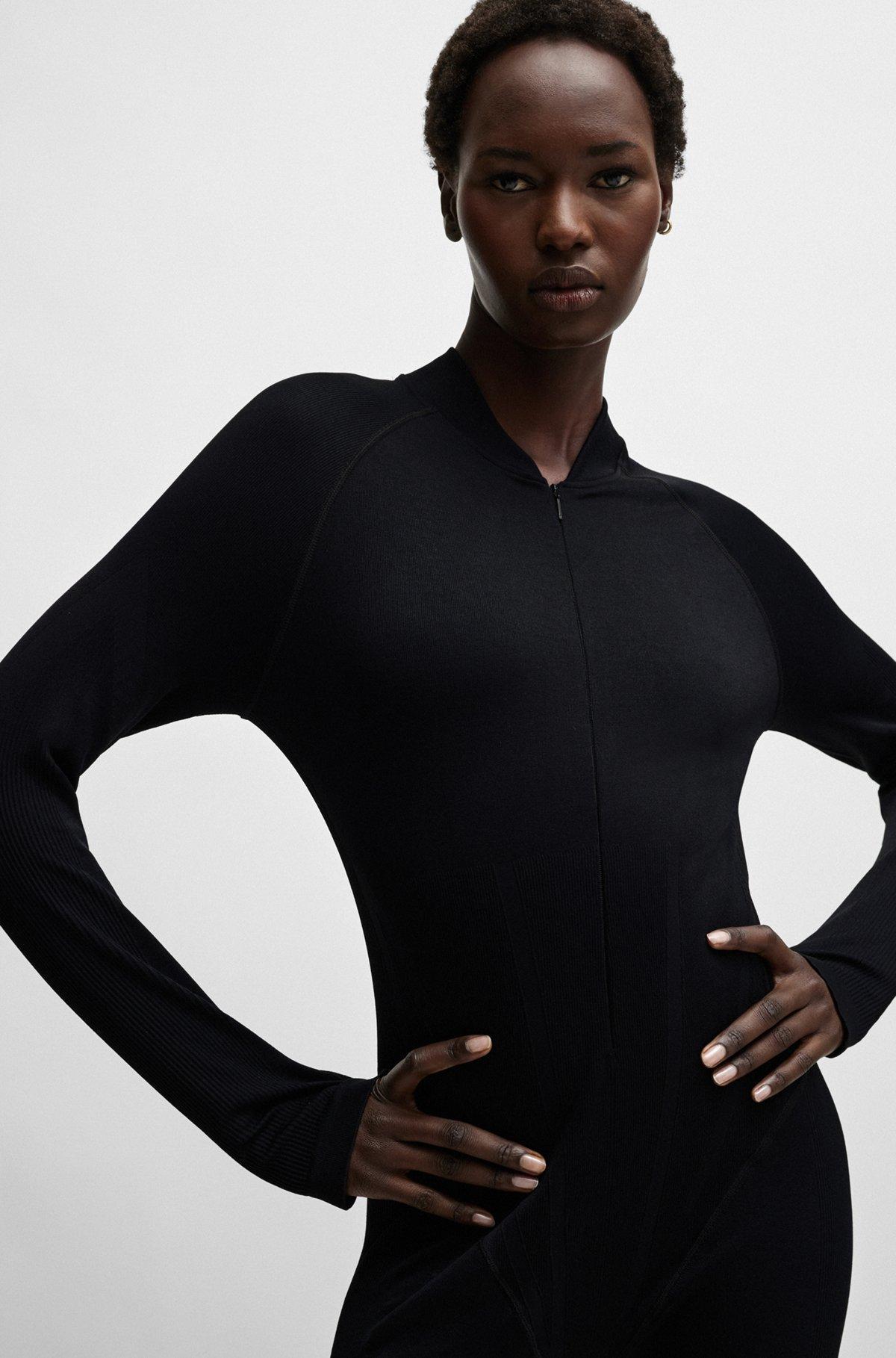 NAOMI x BOSS full-length bodysuit in stretch jersey Product Image