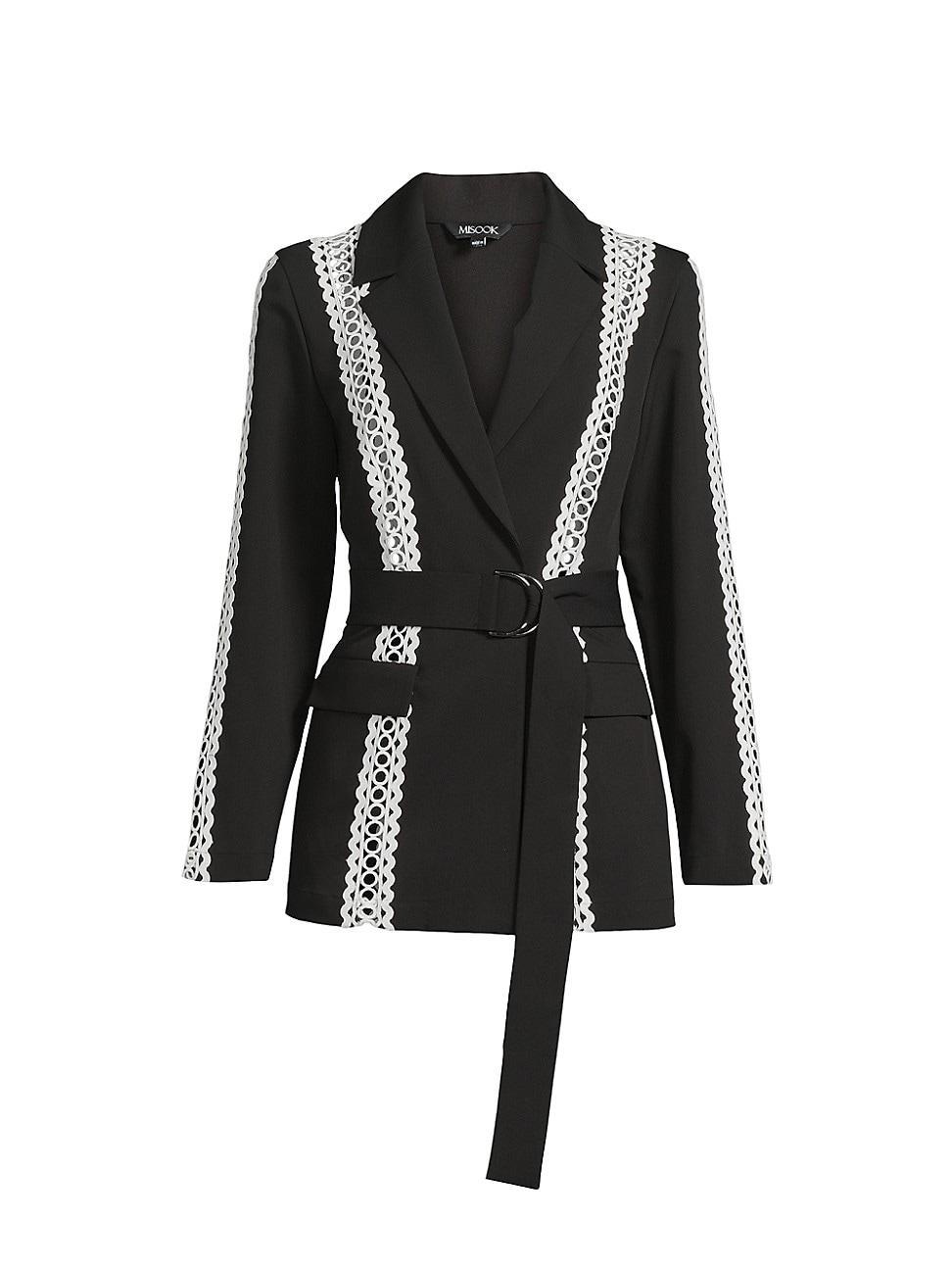 Womens Heritage Lace Belted Blazer Product Image