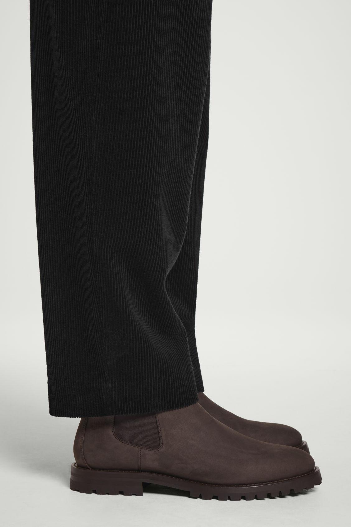 NUBUCK LEATHER CHELSEA BOOTS Product Image