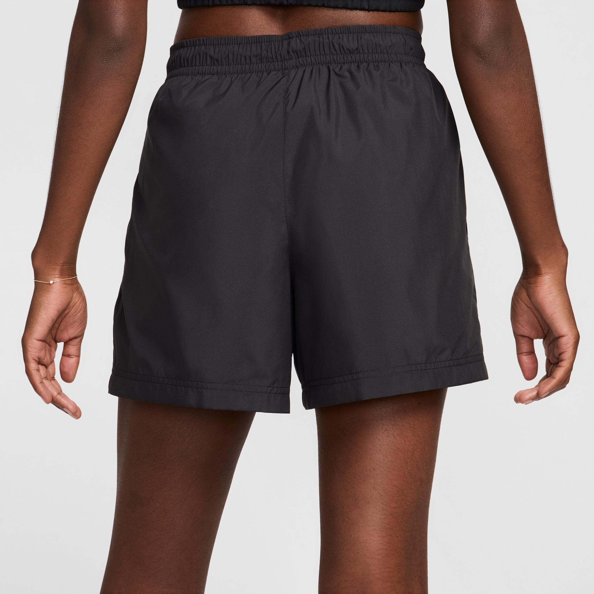 Women's Nike Sportswear Mid-Rise 5-in. Shorts, Size: Large, Black Product Image