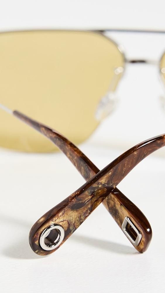 Jacquemus Aviador Sunglasses | Shopbop Product Image