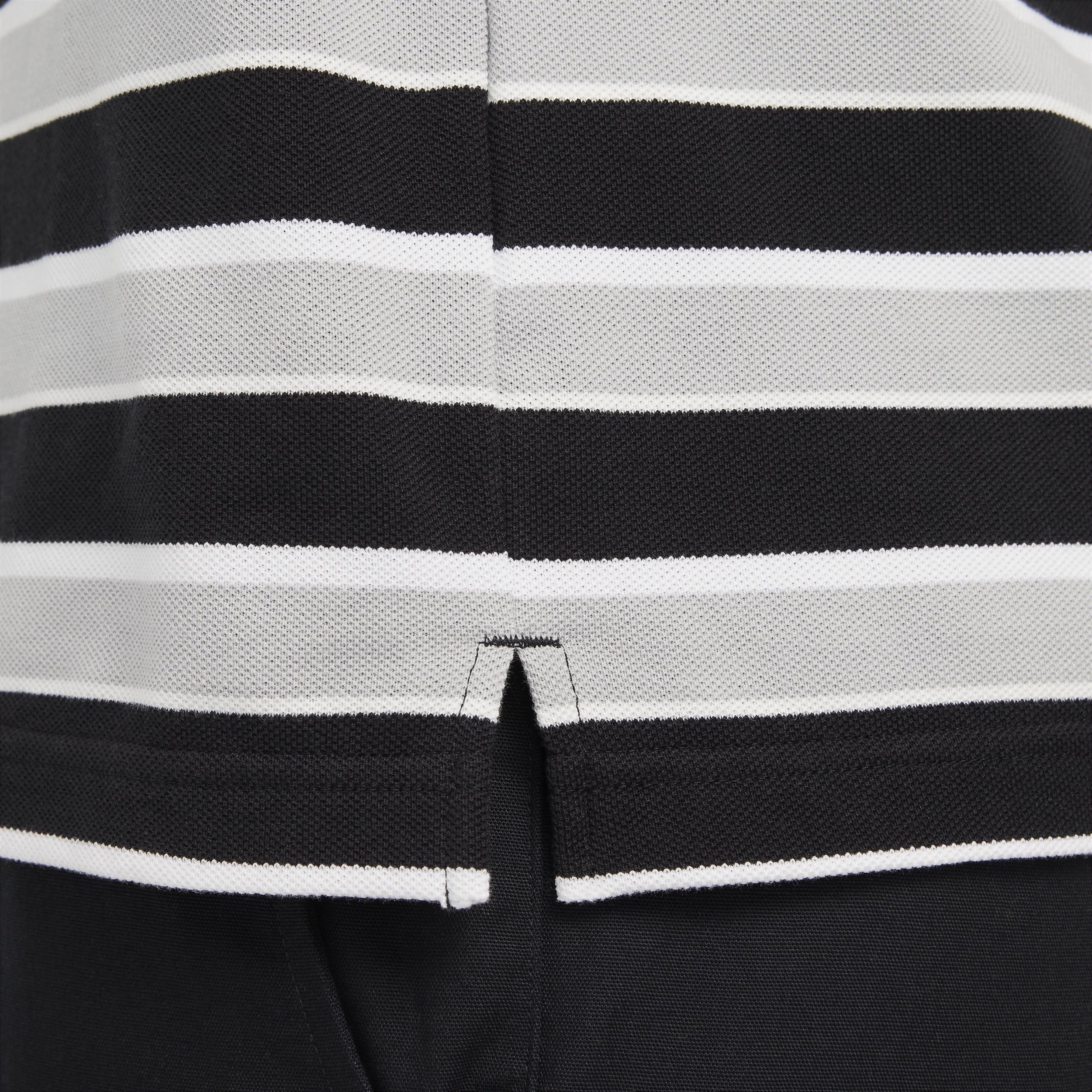 Nike Men's Club Long-Sleeve Striped Polo Product Image