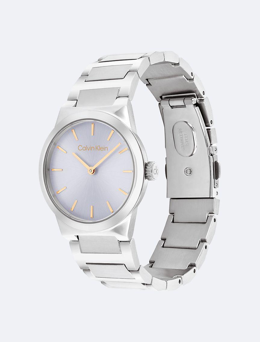 Minimalist Integrated Link Bracelet 32mm Watch Product Image