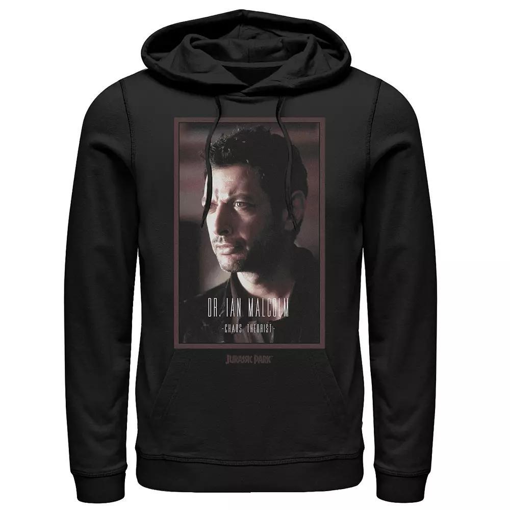 Mens Jurassic Park Dr. Ian Malcolm Chaos Theorist Graphic Hoodie Product Image